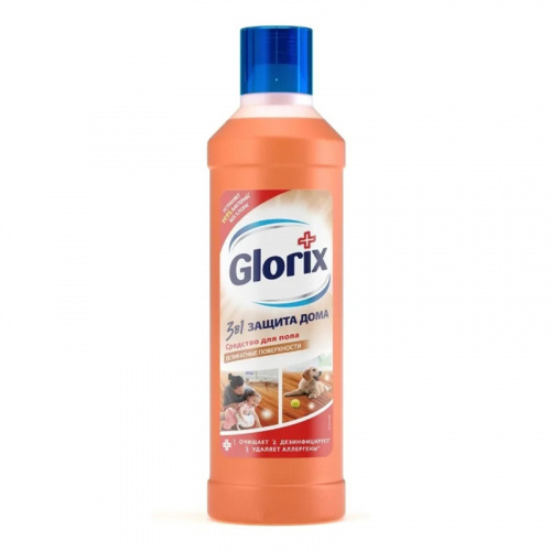Средства для мытья пола Моющее средство для пола GLORIX (Глорикс), Деликатные поверхности, 1 л