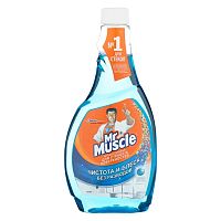 Средство для мытья стекол Mr. Muscle (Мистер Мускул), сменный флакон, 500 мл