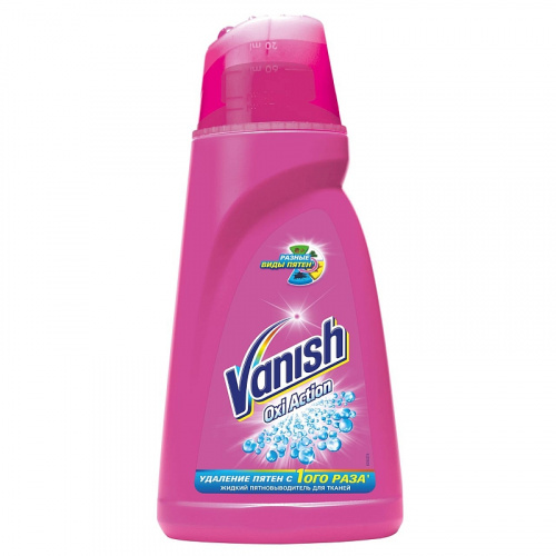 Отбеливатели, пятновыводителя Пятновыводитель Vanish (Ваниш) Oxi Action, жидкий, 1 л для цветного