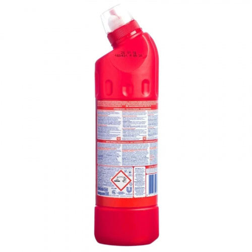 Средства для сантехники Гель для сантехники Domestos (Доместос) Фруктовая свежесть, универсальный, 1 л фото 2