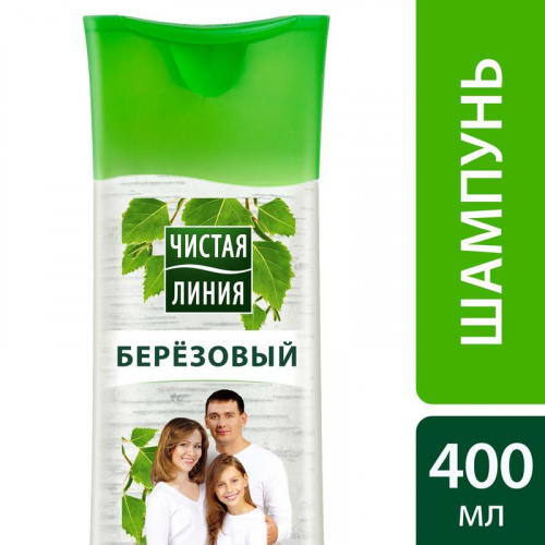 Шампунь Чистая линия  Березовый, 400 мл фото 4