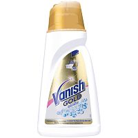 Пятновыводитель и отбеливатель Vanish (Ваниш) Gold Oxi Action, для белого, гель, 1 л