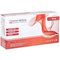 Перчатки Перчатки Basic Medical (Базис Медикал) винил S, в упаковке, 50 пар