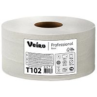 Туалетная бумага VEIRO (Виеро) Professional Basic, 200м, 1 сл., белая Т102