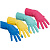 Перчатки Перчатки Vileda (Виледа) латексные многоцелевые, синие, L, арт. 100157/10пар в упак