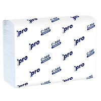 Полотенца бумажные PROtissue Premium, сл. Z, Н2, 2-х сл., белый, 200 шт. арт., С445